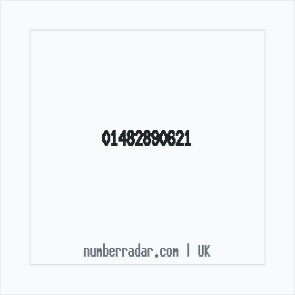 Reverse number check for +44 1482 890621 — who called me?