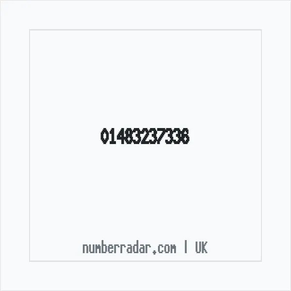 Reverse number check for +44 1483 237336 — who called me?