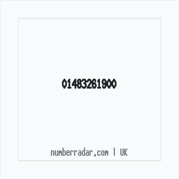 Reverse number check for +44 1483 261900 — who called me?