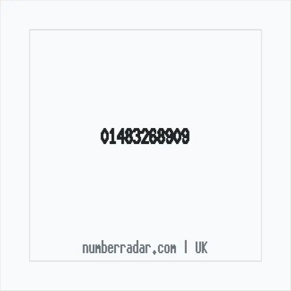 Reverse number check for +44 1483 268909 — who called me?