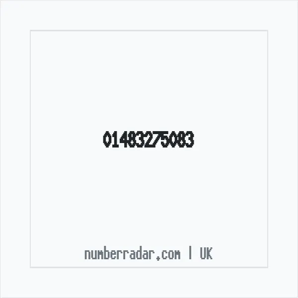 Reverse number check for +44 1483 275083 — who called me?