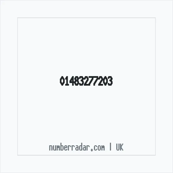 Reverse number check for +44 1483 277203 — who called me?