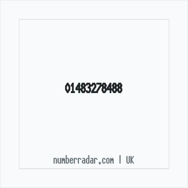 Reverse number check for +44 1483 278488 — who called me?