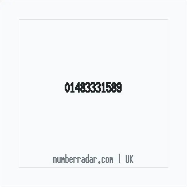 Reverse number check for +44 1483 331589 — who called me?