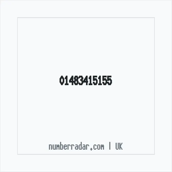 Reverse number check for +44 1483 415155 — who called me?
