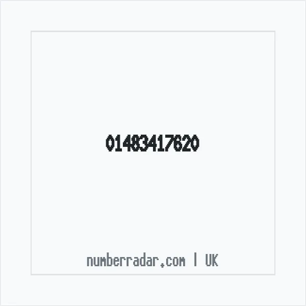 Reverse number check for +44 1483 417620 — who called me?