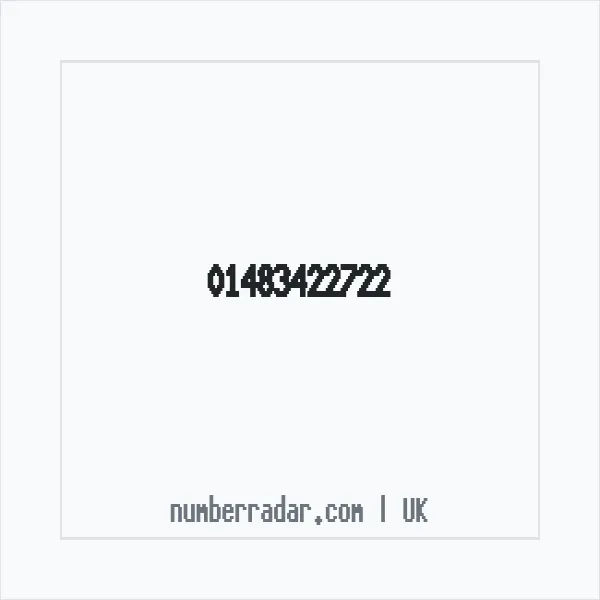 Reverse number check for +44 1483 422722 — who called me?