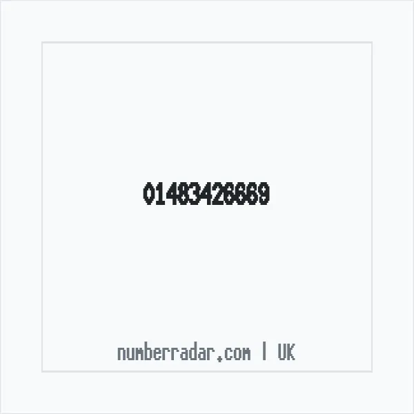 Reverse number check for +44 1483 426669 — who called me?