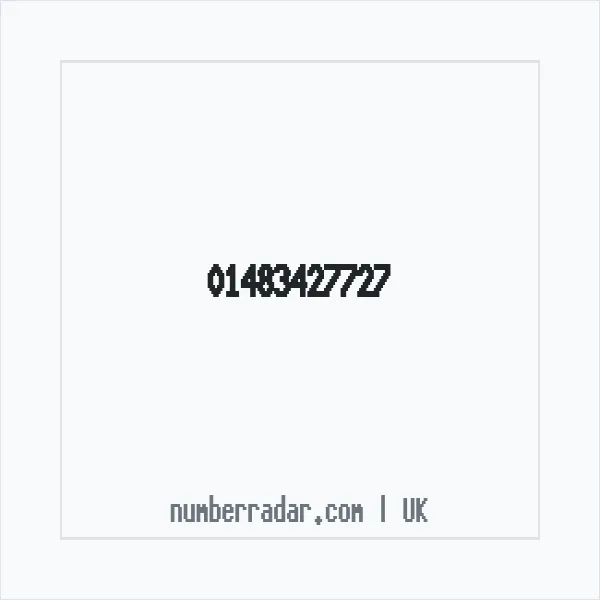 Reverse number check for +44 1483 427727 — who called me?