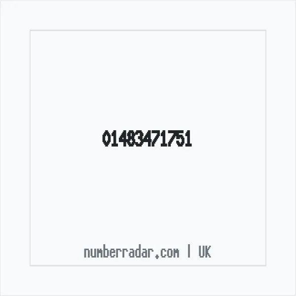 Reverse number check for +44 1483 471751 — who called me?