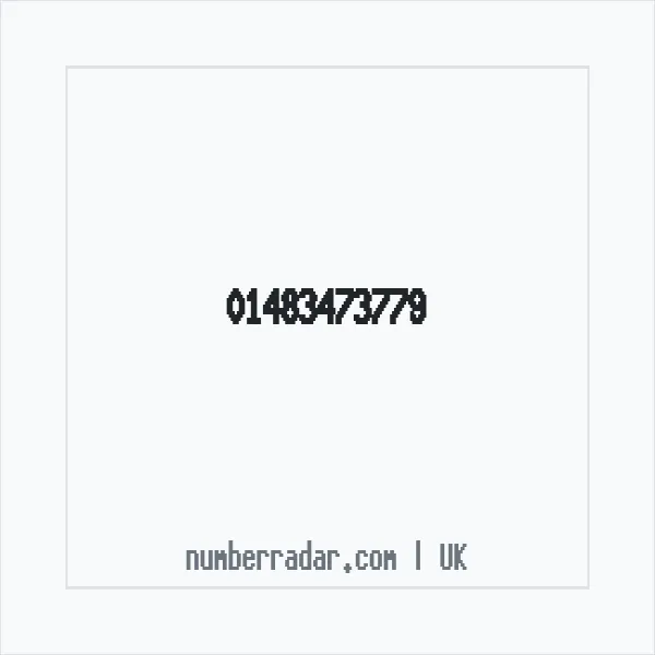 Reverse number check for +44 1483 473779 — who called me?