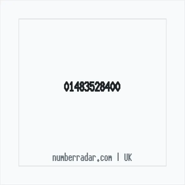 Reverse number check for +44 1483 528400 — who called me?