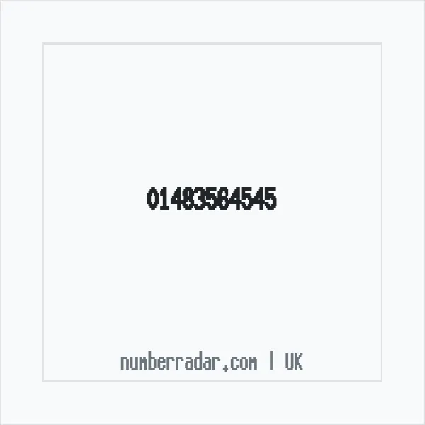 Reverse number check for +44 1483 564545 — who called me?