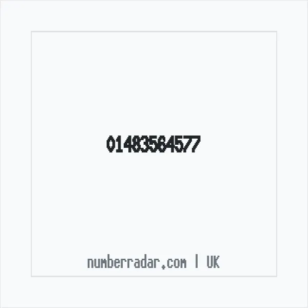 Reverse number check for +44 1483 564577 — who called me?