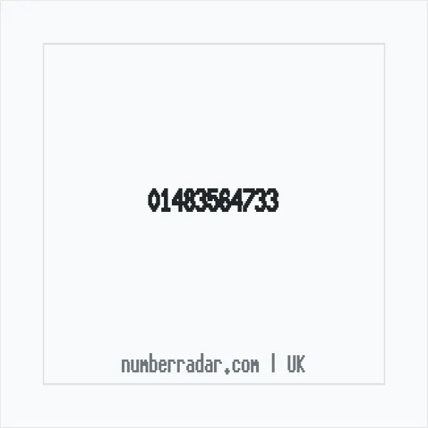 Reverse number check for +44 1483 564733 — who called me?