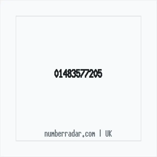 Reverse number check for +44 1483 577205 — who called me?