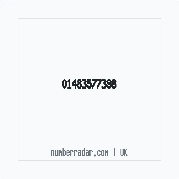 Reverse number check for +44 1483 577398 — who called me?