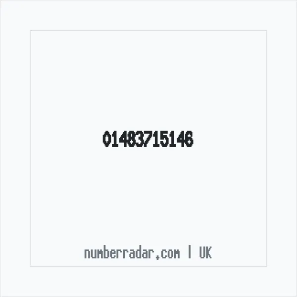 Reverse number check for +44 1483 715146 — who called me?