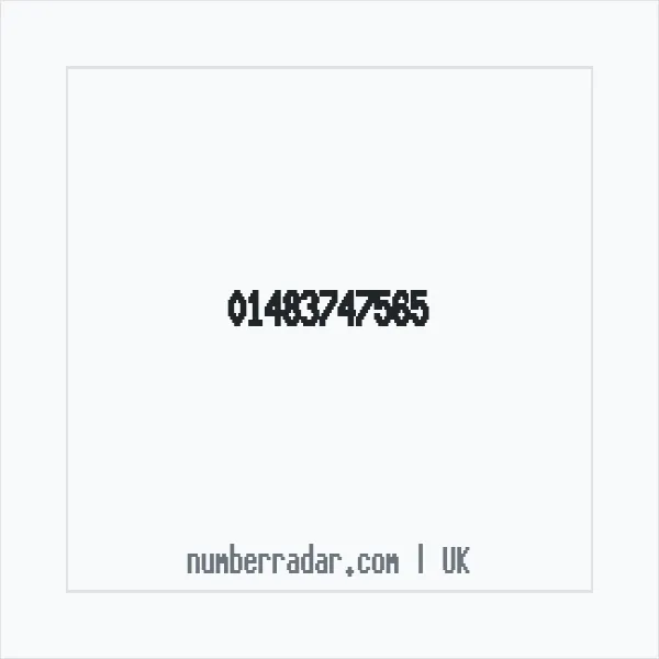 Reverse number check for +44 1483 747565 — who called me?