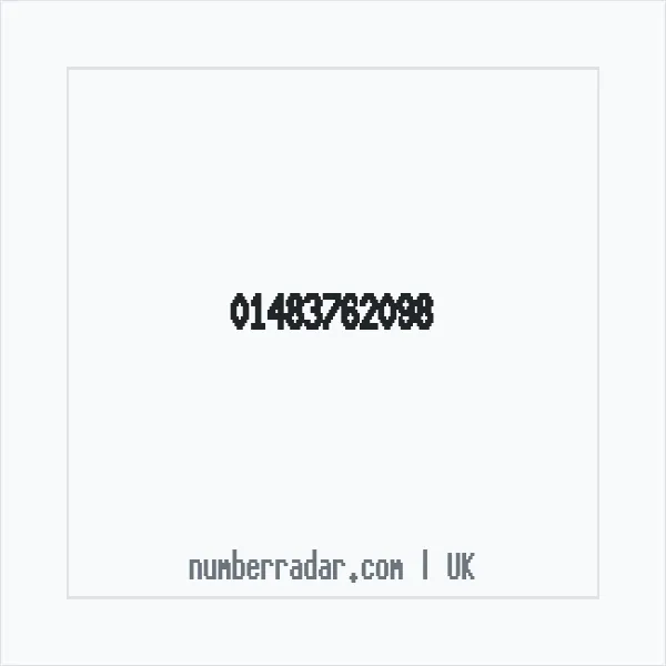 Reverse number check for +44 1483 762098 — who called me?