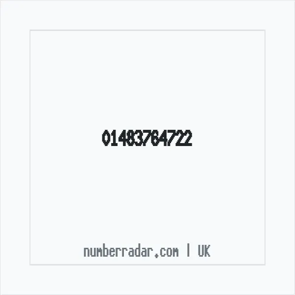 Reverse number check for +44 1483 764722 — who called me?