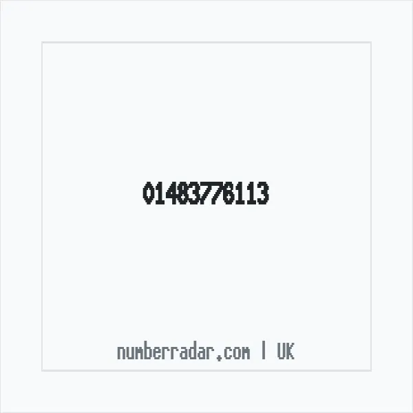 Reverse number check for +44 1483 776113 — who called me?