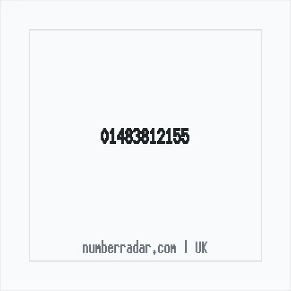 Reverse number check for +44 1483 812155 — who called me?