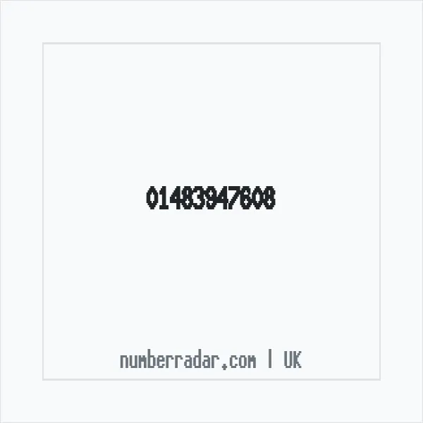 Reverse number check for +44 1483 947608 — who called me?