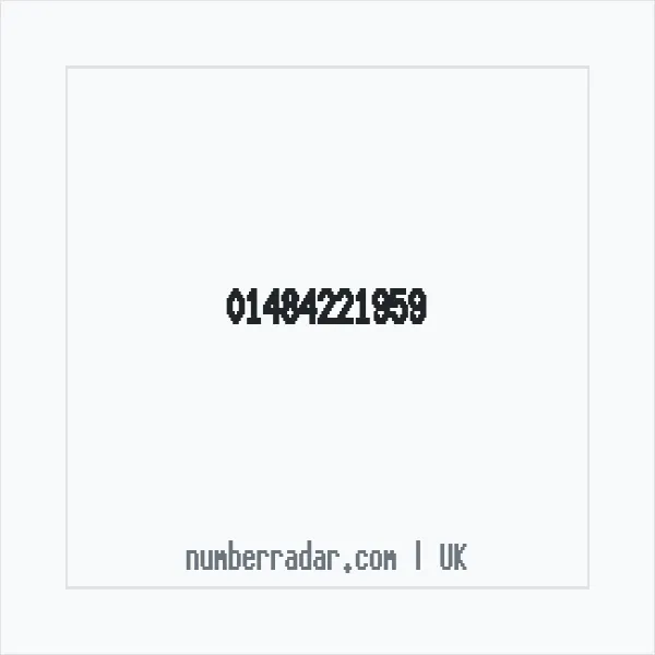 Reverse number check for +44 1484 221959 — who called me?