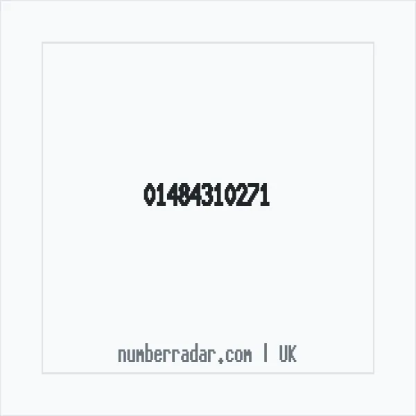 Reverse number check for +44 1484 310271 — who called me?