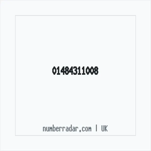 Reverse number check for +44 1484 311008 — who called me?
