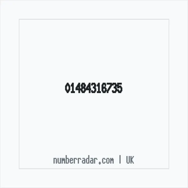 Reverse number check for +44 1484 316735 — who called me?