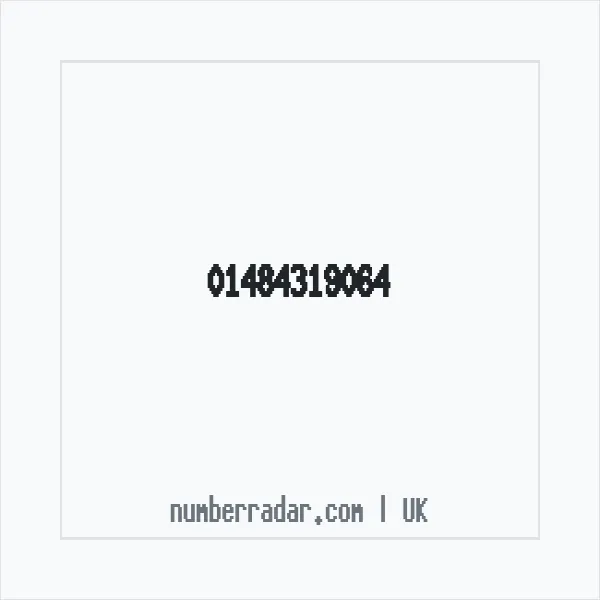 Reverse number check for +44 1484 319064 — who called me?