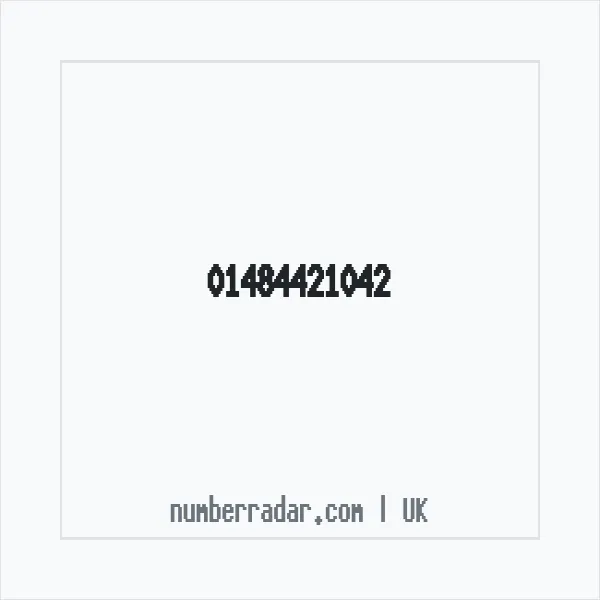 Reverse number check for +44 1484 421042 — who called me?