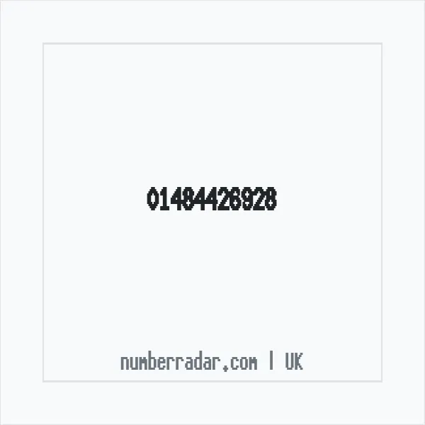Reverse number check for +44 1484 426928 — who called me?