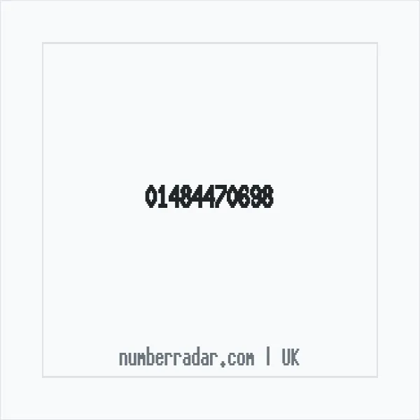 Reverse number check for +44 1484 470698 — who called me?