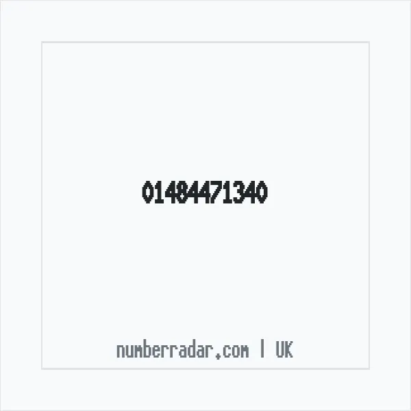 Reverse number check for +44 1484 471340 — who called me?