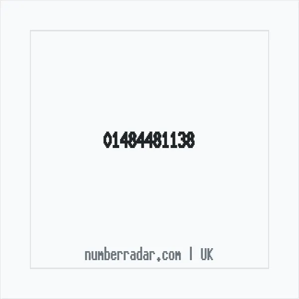 Reverse number check for +44 1484 481138 — who called me?