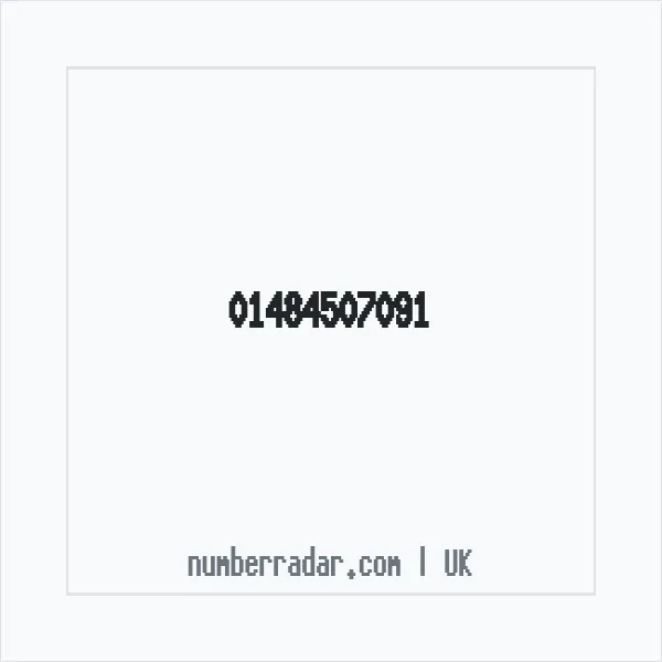Reverse number check for +44 1484 507091 — who called me?