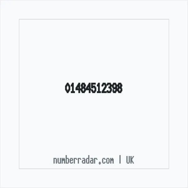 Reverse number check for +44 1484 512398 — who called me?