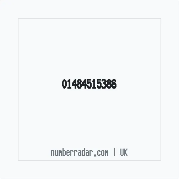 Reverse number check for +44 1484 515386 — who called me?