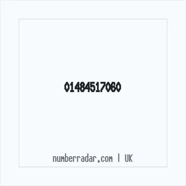 Reverse number check for +44 1484 517060 — who called me?