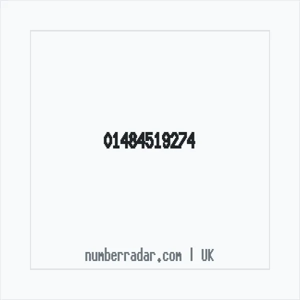Reverse number check for +44 1484 519274 — who called me?