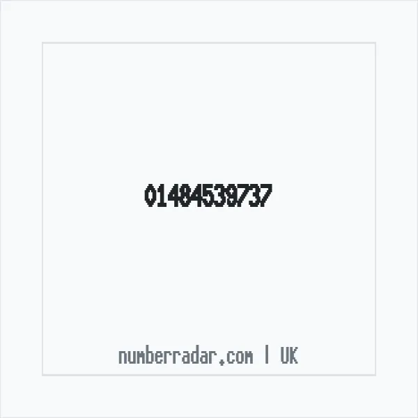 Reverse number check for +44 1484 539737 — who called me?