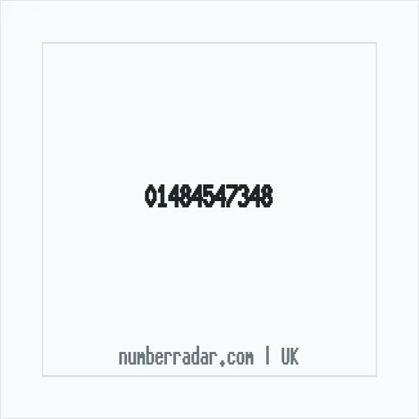 Reverse number check for +44 1484 547348 — who called me?