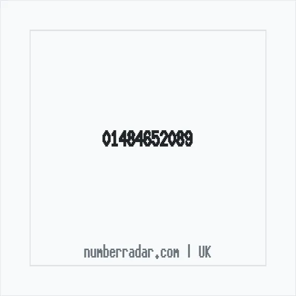 Reverse number check for +44 1484 652089 — who called me?