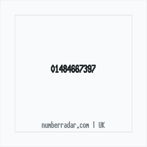 Reverse number check for +44 1484 667397 — who called me?