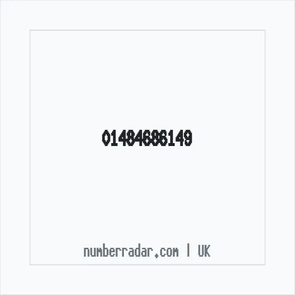 Reverse number check for +44 1484 686149 — who called me?