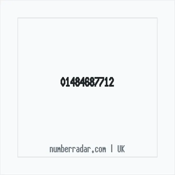 Reverse number check for +44 1484 687712 — who called me?