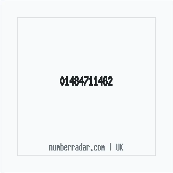 Reverse number check for +44 1484 711462 — who called me?